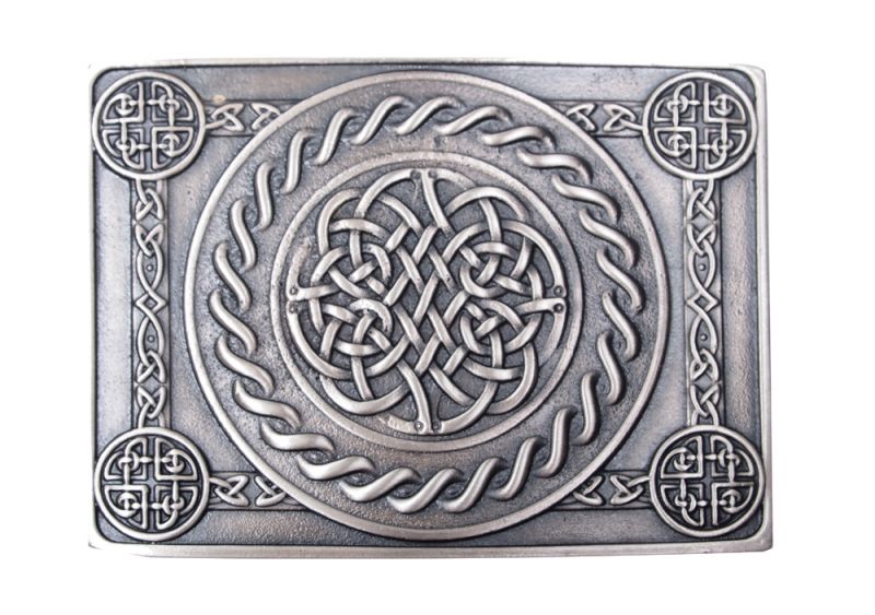 Celtic Knot Four Dome Belt Buckle | Atlanta Kilts