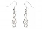 Celtic Knot Drop Earrings