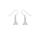 Celtic Knot Triangle Earrings