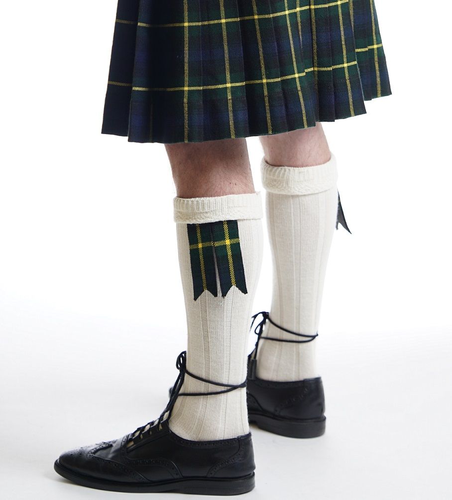 Kilt fashion socks and flashes